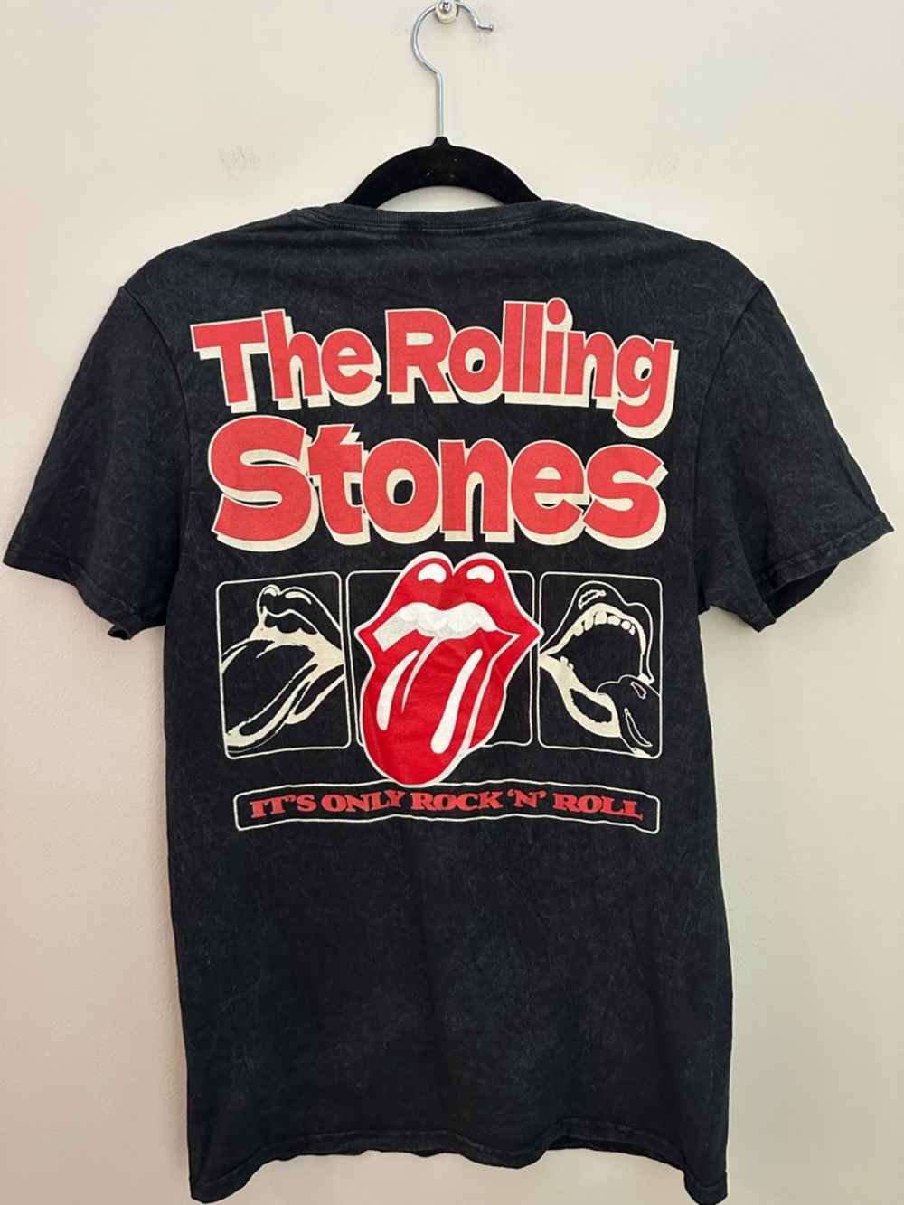 Rolling Stones Vintage Style T-Shirt Black Small Like New